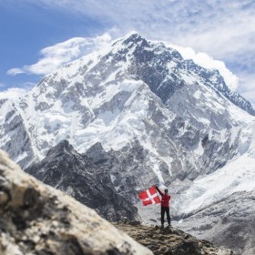 Jesper finished the World Highest Marathon