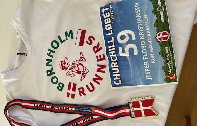 Churchill Half Marathon = 5000 DKK to charity