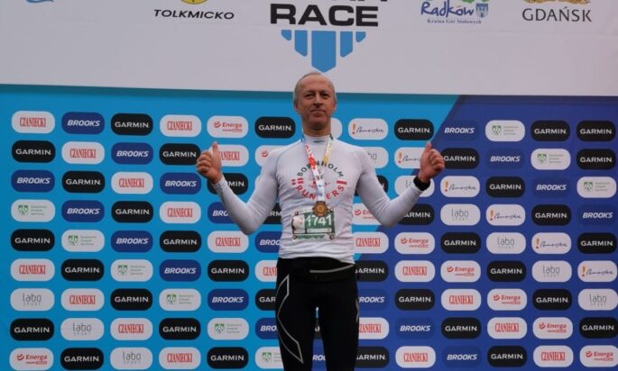 Marek won Garmin Ultra Race, Gdansk Poland
