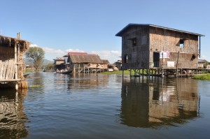 house on lake
